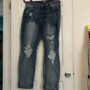NWOT Distressed Judy Blue Jeans